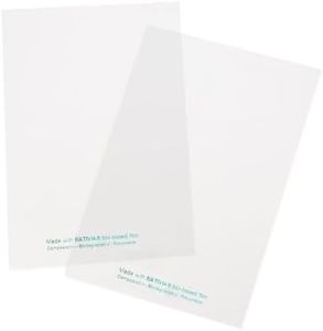 Clear Biodegradable Eco Friendly Peel + Seal Wedding Party Confetti Favour Bags (C7 [85 x 115mm Pack of 50])