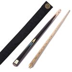 BCE Protégé Mark Selby 2 Piece Snooker/Pool Cue and Case - Black, 57 inch (145 cm) Length