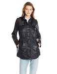 kensie Women's Nylon Anorak - Black - Large