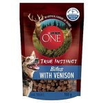 Purina ONE True Instinct Bites Natural Dog Treats, Venison - 198 g Pouch (1 Pack)