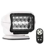 Golight | Stryker ST Series Model 30005ST LED Spotlight, Portable Mount, Wireless Hand-Held Remote, White