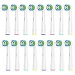 16pcs Precision Clean Toothbrush Heads Compatible with Oral B Electric Toothbrushes, White Brand: MeetSmile