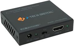 4K 60Hz HDMI Audio Extractor Converter SPDIF + 3.5MM Output Supports HDMI 2.0, HDCP 2.2, 1080P@120Hz, 1080P@144Hz, Dolby Digital/DTS Passthrough CEC, HDR10 by J-Tech Digital [JTD18G-H5CH]