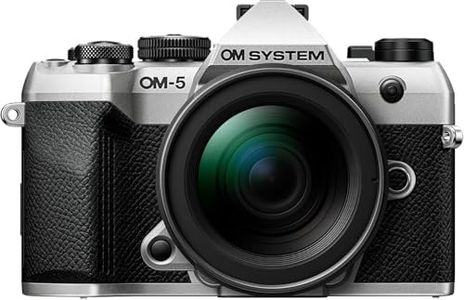 OM SYSTEM OM-5 Mark II Micro Four Thirds Systemkamera Inkl. M.Zuiko Digital ED 12-45 mm PRO Objektiv, 20 MP Live MOS-Sensor, 5-Achsen-Bildstabilisierung, IP53-Wetterschutz, Handheld HighRes Shot 50 MP