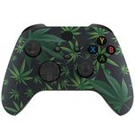 eXtremeRate Custom Shell for Xbox Series X & S Controller - Revitalize Your Controller - Green Weeds Replacement Cover Front Housing Cover for Xbox Core Controller Wireless [Control NOT Included]