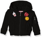 Urban Republic Baby Girls Ur Fleece Jacket, Black 5704IB, 18M