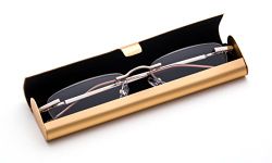 Reading Glasses In Metal Case