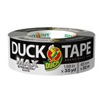 Duck 240866 MAX Strength Duct Tape, White, 1.88"x 35 yd (Single Roll)