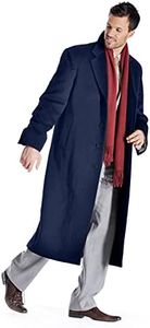 Cashmere Boutique 100% Pure Cashmere Full Length Top Coat Men– Lightweight, Soft & Warm Over Coat Men