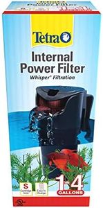 Tetra Whisper 4 Gallon Internal Power Filter, Filtration for 4 Gallon Aquariums