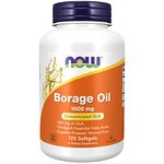 Now Foods, Borage Oil, 1.000mg, 120 Softgels, Lab-Tested, Soy Free, Gluten Free, Non-GMO