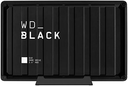 WD_BLACK 8TB D10 Game Drive - Portable External Hard Drive HDD Compatible with Playstation, Xbox, PC, & Mac - WDBA3P0080HBK-NESN