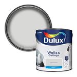 Dulux Walls & Ceilings Matt Emulsion Paint - Polished Pebble - 2.5L