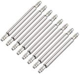 uxcell Spring Bar Pins - 16mm x 1.5mm x 0.8mm Double Fringe Stainless Steel Watch Band Pins Replacement Watch Lug Link Pins 8Pcs