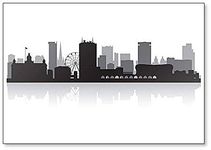 Birmingham City Skyline Classic Fridge Magnet