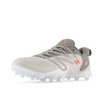 New Balance Men's Freezelx V4 Low Lacrosse Shoe, Grey/White/White, 6