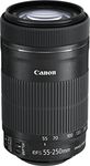 Canon Telephoto Zoom Lens EF-S 55-250mm - f/4.0-5.6 is STM