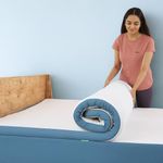 UrbanBed Cool Gel Memory Foam Mattress Topper King Size 72x72 | 2" Thick Bed Topper | Plush 3-Zone Design Mattress Pad | Ideal for Back & Side Sleepers | Premium UltraFresh Cover | 5 Years Warranty