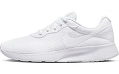 NIKE Women's Tanjun Running Shoes, White White White Volt, 5 UK