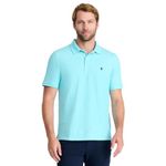 Izod Men's Advantage Performance Short-Sleeve Polo Shirt, Blue Radiance, Large