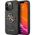 GUESS GUHCP13X4GMGGR Case for iPhone 13 Pro Max 6.7 Inches Grey 4G Big Metal Logo