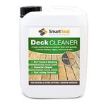 SmartSeal Deck Cleaner - Powerful And Efficient Composite Decking Cleaner & Fence Cleaner- No Pressure Washing - Concentrated Formula Decking Cleaner for Wood - Removes Algae & Moss Easily! (5 Litre)