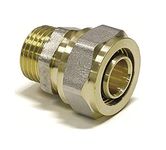 Straight Connector 20mm - 3/4" Male - COMPRESSION Fit, Fittings Type: PEX-AL-PEX (2)