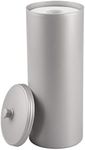 iDesign Kent Bathware, Free Standing Toilet Paper Roll Holder for Bathroom Storage - Gray