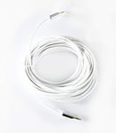 OMNIHIL 10 Meter ' 3.5millimeters Headset Audio AUX Extension Cable Compatible with Male to Male (10 Meter Long)