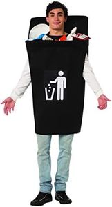 Rasta Imposta Trash Can Costume Dumpster Mens Womens Dress Up Party Cosplay Costumes, Adult One Size