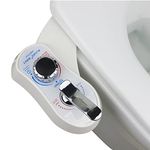 Elcare Bidet AMI910- Hot and Cold Water Bidet Attachment for Toilet - Self Cleaning Dual Nozzles(Frontal & Rear Wash) - Non-Electric Mechanical Bidet Toilet Attachment