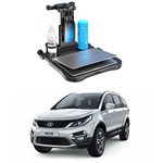 Oshotto (FT-01) Car Back Seat Food Dining & Laptop Tray with Portable Organizer & 360 Degree Rotating Phone/Tablet Holder Compatible with TATA Hexa