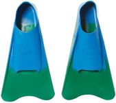 Sporti Essential Training Swim Fins (Color) - M 11-12 / W 12-13 (GreenBlue)