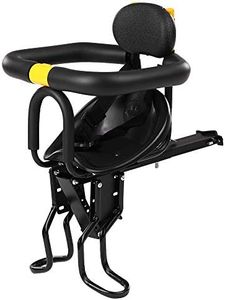 Lixada Asiento Delantero de Bicicleta de Seguridad para niños Sillín de niños con Pedales Soporte de Apoyo para Bicicleta de Carreras MTB
