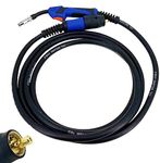 MB15AK MIG Welding Torch, Hose Pack Protective Gas Welding Torch Gun Neck with 3 m Flexible Cable Welding Gun for MIG/MAG Welding Machine Carbon Dioxide Welding