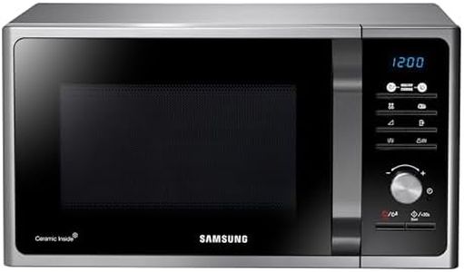 Samsung Forno a Microonde Grill Healthy Cooking MG23F301TAS/ET, Fresh Menu, QuickDefrost, Microonde + Grill 800 W + 1100 W, 23 Litri, 49L x 27,5H x 39P cm, Colore: Silver