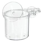 InterDesign Plastic Toothbrush Holder, Clear