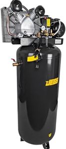 JEGS Air Compressor | 3 HP 120 Volt Single Phase | 60 Gallon Vertical Tank | Single Stage
