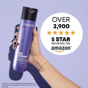 Matrix So Silver Shampoo 300ml – Neutralizes Yellow Tones