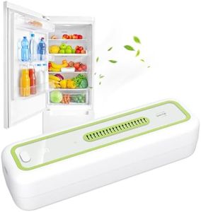 Mini USB Fridge Deodorizer with LED Display - Rechargeable and Reusable Odor Eliminator Absorber for Refrigerator, Car, Closet, Shoe Cabinet, Wardrobe, Pet House - Beats Baking Soda and Charcoal Bags