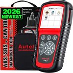 Autel AutoLink AL619 OBD2 Scanner, 2026 Newer ABS SRS Airbag Diagnostic Code Reader with10 OBDII Test Modes, Turn Off Check Engine Light, DTC Lookup, Live Data, Updated of MS319/ AL519/ ML519/ ML619