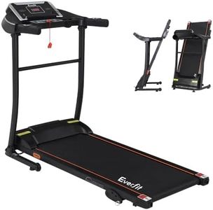 Everfit Treadmill Electric Treadmills with 400mm Running Belt, Folding Walking Pad Foldable Machine Exercise & Fitness Equipment, with up to 12km/h Speed and 3-Level Incline for Home Gym Workout