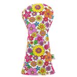 Foretra - Limited Edition Flower Pattern - Driver Head Cover - Tour Quality Golf Club Cover - Style and Customize Your Golf Bag