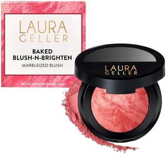 LAURA GELLER NEW YORK Baked Blush-n-Brighten for Mature Skin - 04 Cherry Custard - Powder Blush Won't Settle into Fine Lines - Buildable Natural Finish – Longlasting Formula - Made in Italy​