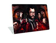 GalaxsiaTM Money Heist D5 Vinyl Laptop Skin/Sticker/Cover/Decal Compatible for Any 17"-17.3" Inches Laptop (Hp/Dell/Sony/Acer/Lenovo/Asus. Etc) Or Notebook.