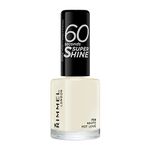 Rimmel London 60 Seconds Super Shine Nail Polish, 703 White Hot Love, 8 ml (Pack of 1)