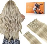 DOORES Human Hair Extensions Clip i
