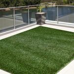 iCustomRug Artificial Thick Realistic Grass Mats & Turf Rugs 3' X 4' Synthetic Grass in Many Custom Sizes and Widths with Finished Edges with Binding Tape