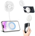 Magnetic Cell Phone Fan,3 Speeds Mi