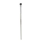 UROPARIS 123 Eye Brush For Makeup | Eyeshadow Applicator Brush with Natural Bristles | Wooden Handle, Brass Accents - Silver (1 Piece)
